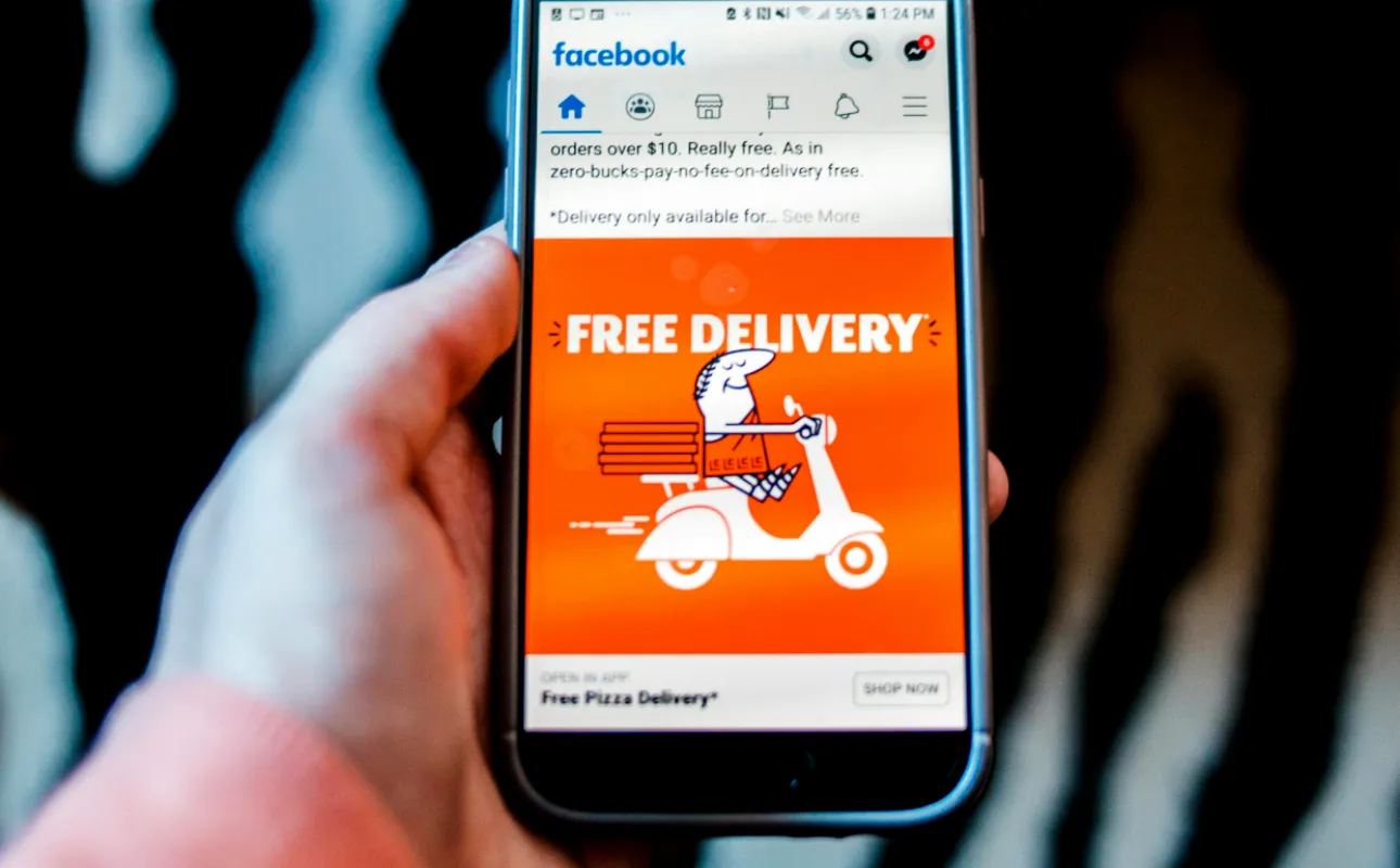 Taking orders from customers directly on social media platform like Facebook.