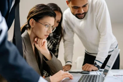 marketing team working on post-click optimisation