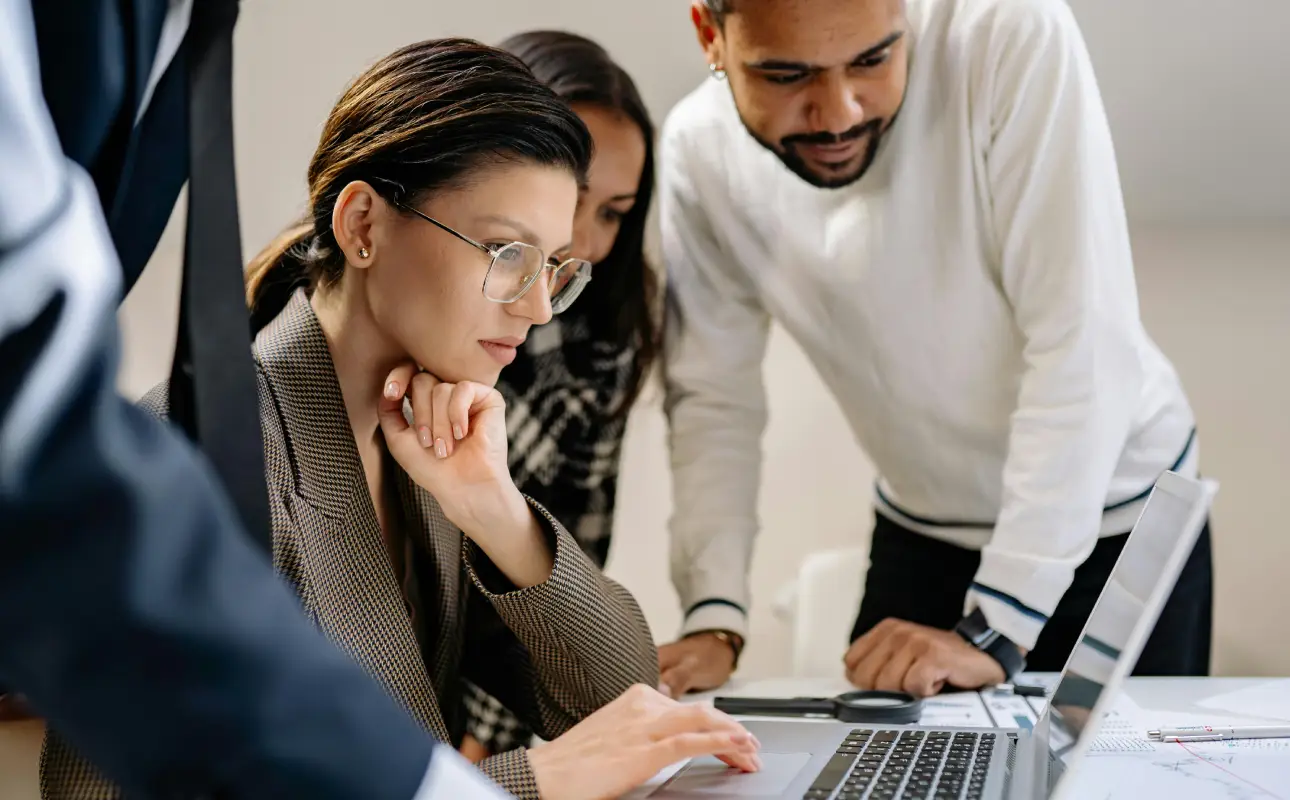 marketing team working on post-click optimisation